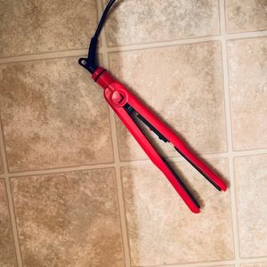 lorion red flat iron hair straightener
